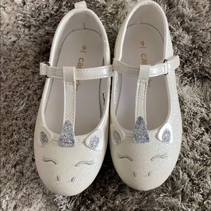 Girls Unicorn Glitter Shoes SZ 9 Carter’s
